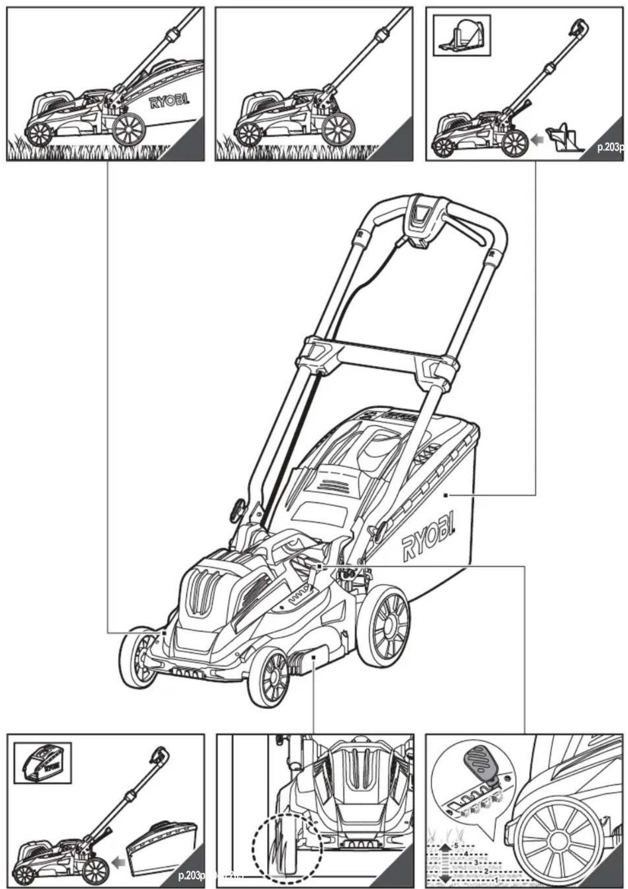 RYOBI One+ RLM18X41H240 - OLM1841H - 23