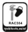 RYOBI One+ OBV18 - MASINAL OLEVAD SÜMBOLID - 8