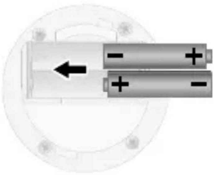 OLYMPIA KM 200 - Batterieneinlegen - 3