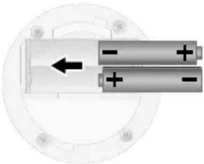 OLYMPIA KM 200 - Inserting the Batteries - 3