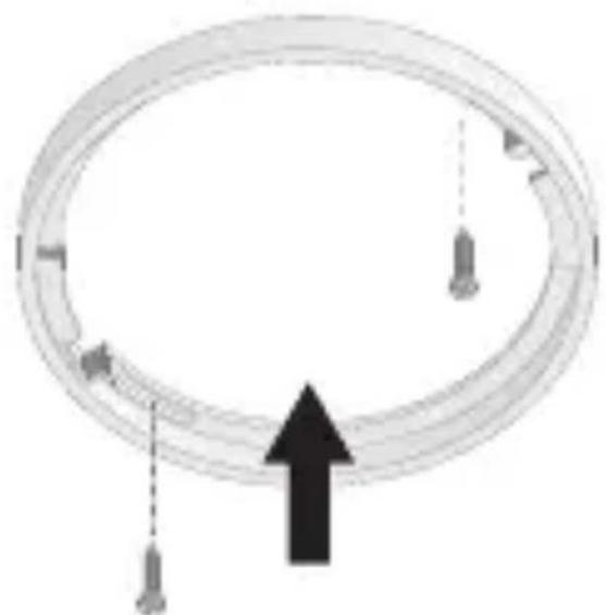 OLYMPIA RM 30 - Installing the Smoke Alarm Device on a Ceiling - 3