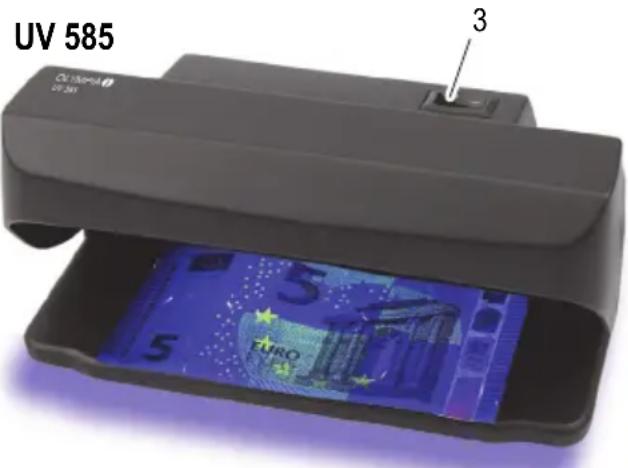 OLYMPIA UV 589 - Operating Elements - 2