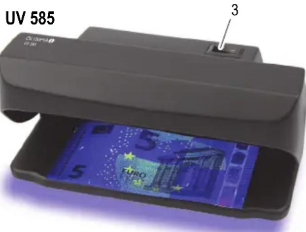 OLYMPIA UV 589 - Elementos de mando - 2