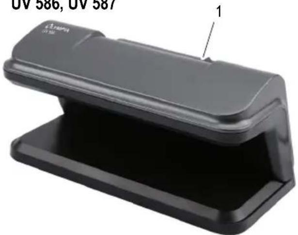 OLYMPIA UV 586 - Elementos de mando - 1