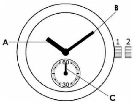 BAUME & MERCIER Clifton 10364 - 手动腕表 - 小时、分钟、小秒针 - 1