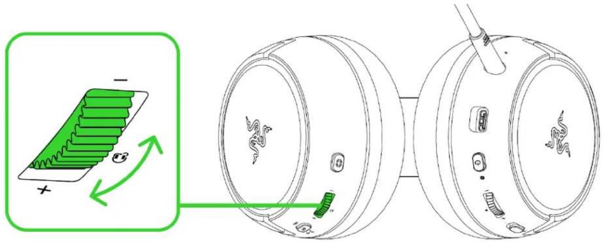 RAZER Kaira Pro - MOLETTE DU VOLUME - 2
