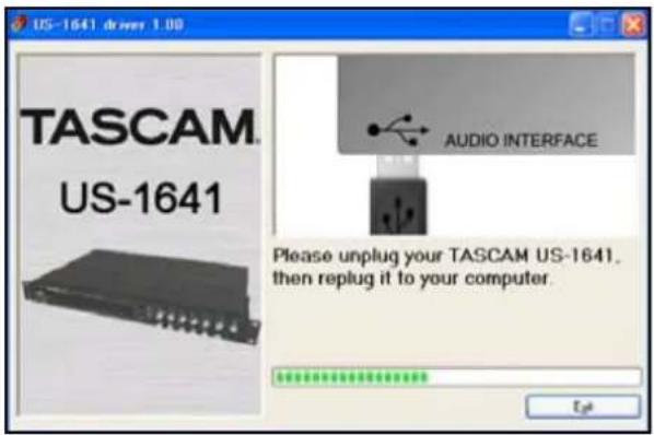 TASCAM US1641 - Installation des pilotes - 6