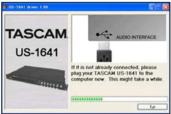 TASCAM US1641 - Installation des pilotes - 5