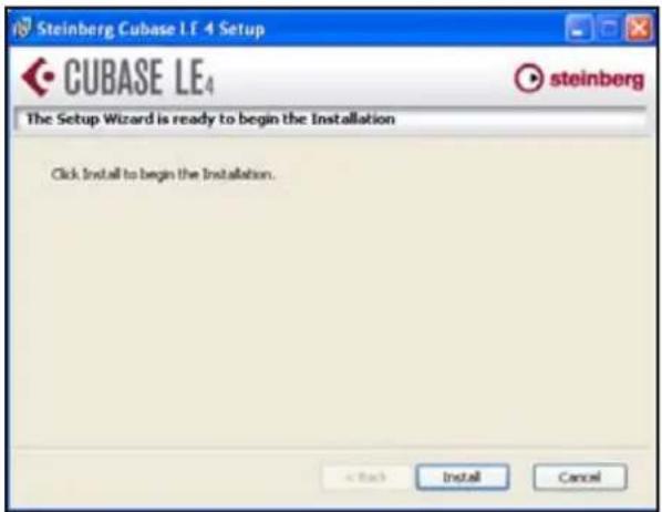 TASCAM US1641 - Installation de Cubase LE 4 - 2