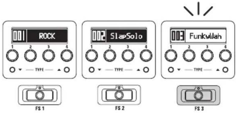 ZOOM B3n - Changement de patch - 1