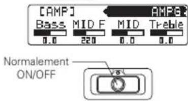 ZOOM B3n - Commutation on/off des effets - 2