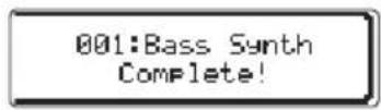 ZOOM B3n - Sauvegarde de patches - 46