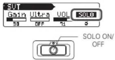 ZOOM B3n - Commutation on/off des effets - 3