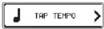ZOOM B3n - Activation de la battue manuelle (tap tempo) - 5