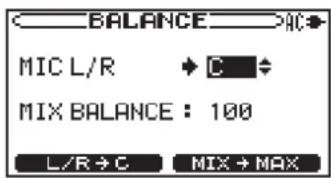 TASCAM BB1000CD - Réglage de la balance des microphones - 2