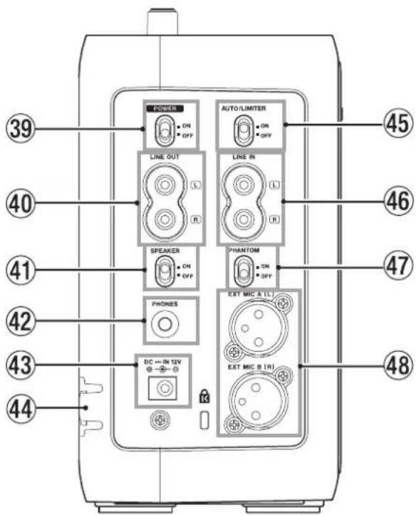 TASCAM BB1000CD - Face latérale gauche - 1