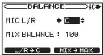 TASCAM BB1000CD - Réglage de la balance des microphones - 4