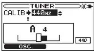 TASCAM BB1000CD - Mode accordeur chromatique - 1