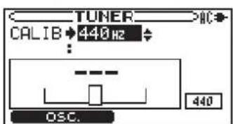 TASCAM BB1000CD - Changement du mode d'accordeur - 2