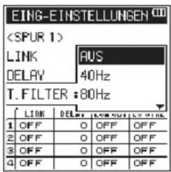TASCAM DR44WLB - Das Tiefenfilter nutzen - 1