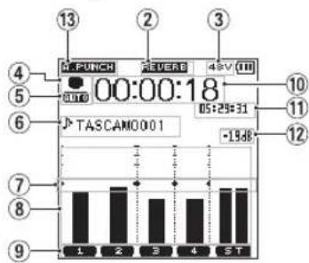 H. PUNCH SEVERB 45V 00:00:18 TASCAM0001 -19:46 13 2 3 4 5 6 7 8 9 1 2 3 4 ST