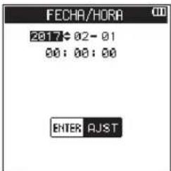 FECHA/HORA 2017: 02-01 00:00:00 ENTER AJST