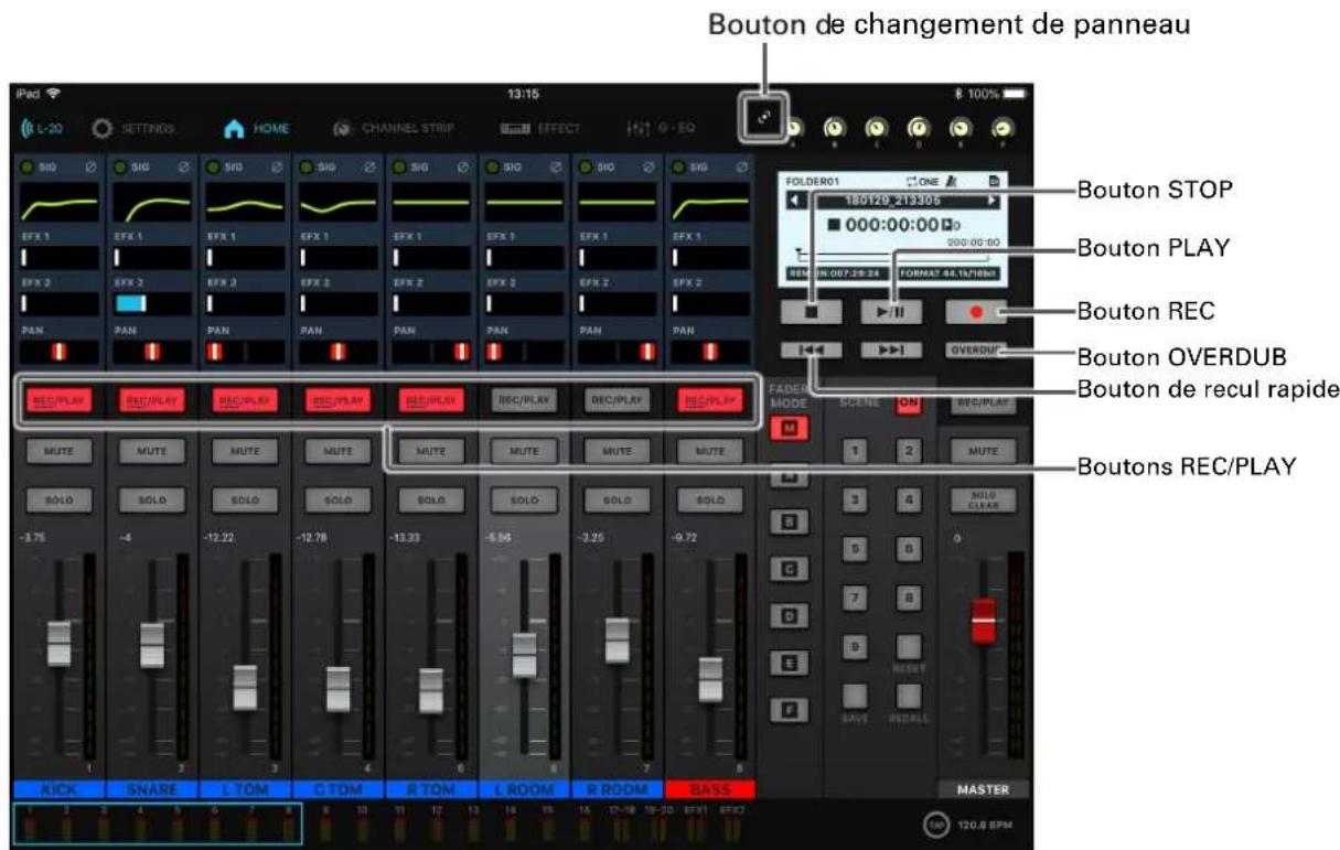 ZOOM LiveTrak L20R - Réenregistrement partiel (punch in/out) - 1