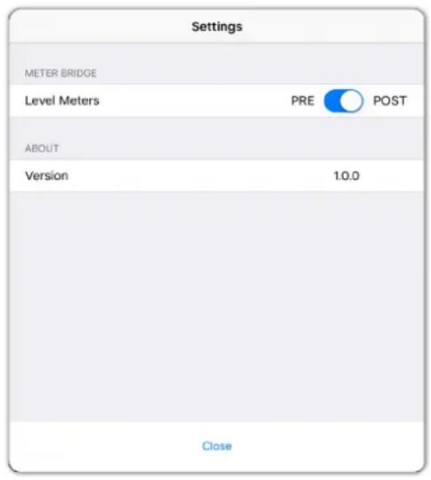 ZOOM LiveTrak L20R - Touchez settings - 1