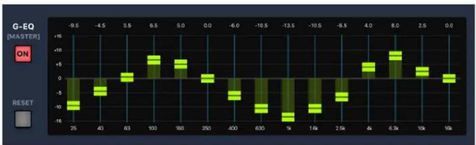 ZOOM LiveTrak L20R - Égaliseur graphique (G-EQ) - 1