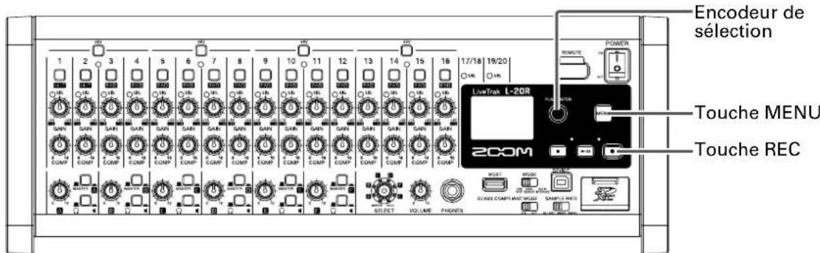 ZOOM LiveTrak L20R - Dépôt et suppression de marqueurs, déplacement entre eux - 1