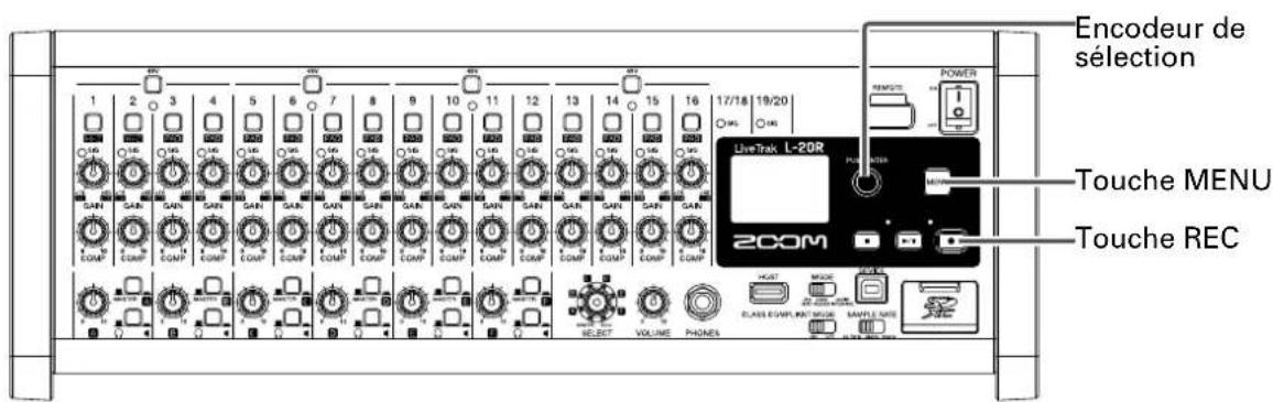 ZOOM LiveTrak L20R - Suppression de fichiers audio - 1