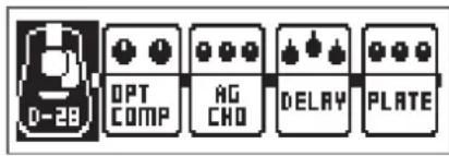 ZOOM A1X Four - Activation du mode STOMP - 1