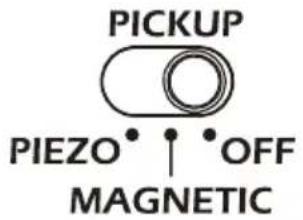 PICKUP PIEZO • OFF MAGNETIC
