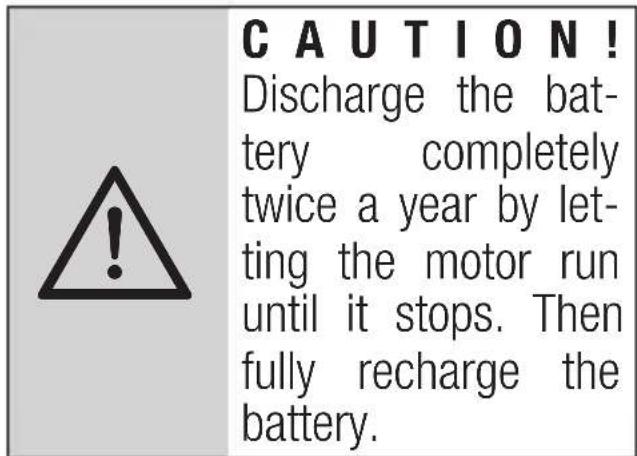 GRUNDIG ProClub MC 9030 - Optimising the lifetime of the rechargeable battery - 2