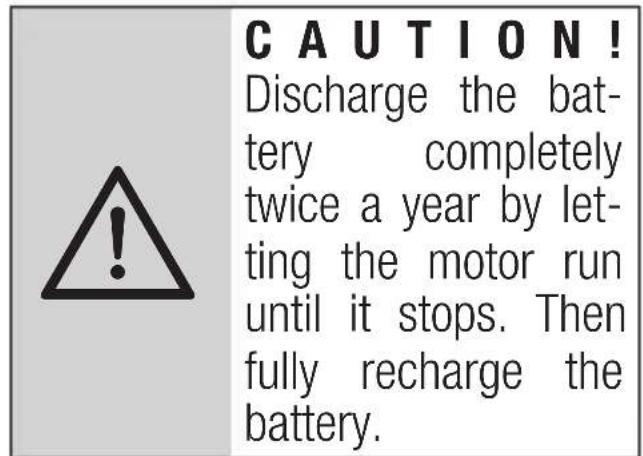 GRUNDIG ProClub MGK 9030 - Optimising the lifetime of the rechargeable battery - 2