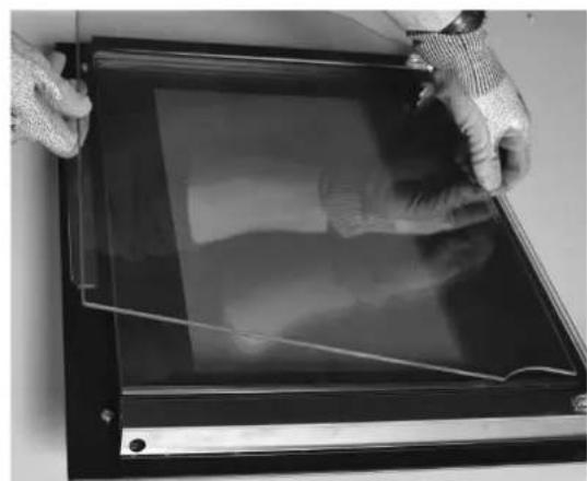 Fulgor Milano FCOS 6215 TEM X - Demontage der Innenschiben für die Panorama für FULL GLASS - 2