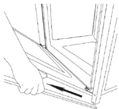 Fulgor Milano FCOS 6215 TEM X - Retirer la porte standard du four - 1