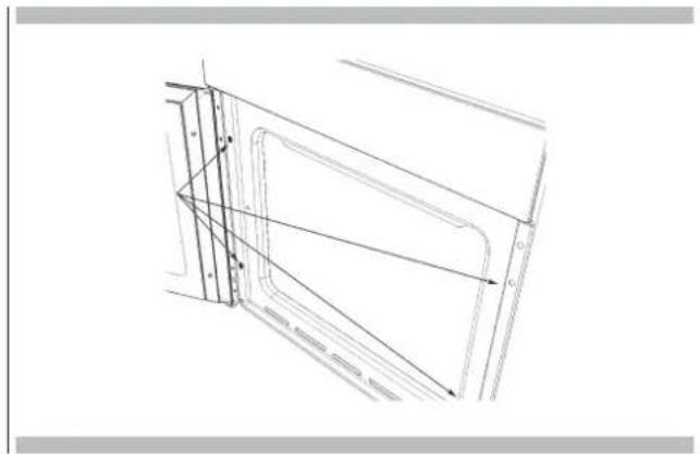 Fulgor Milano FCOS 6215 TEM X - Tür mit seitlicher Öffnung abnehmen - 4