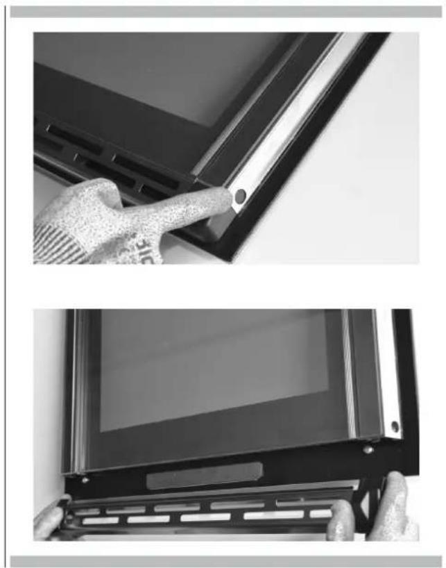 Fulgor Milano FCOS 6215 TEM X - How to remove the inner glass of the "FULL GLASS" panoramic door - 1