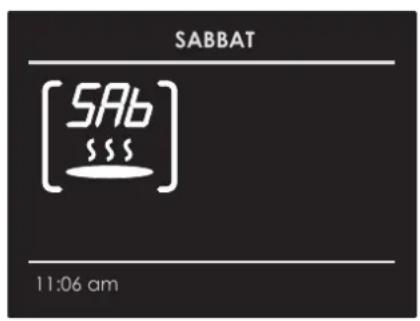 Fulgor Milano FCOS 6215 TEM X - NL 17 - Instructies Sabbat-stand (op sommige modellen) - 1
