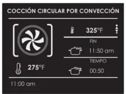 Fulgor Milano FCOS 6215 TEM X - Tiempo de cocción - 1