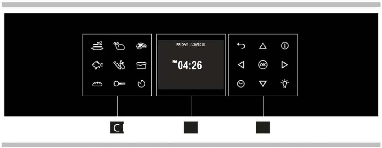 Fulgor Milano FCOS 6215 TEM X - EN 5 - Control panel - 1