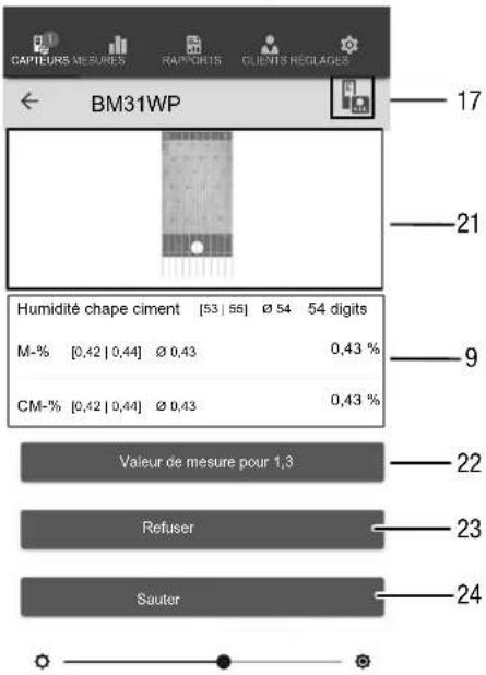 TROTEC BM31WP - Effectuez ensuite les mesures : - 1