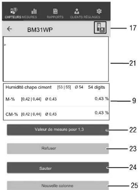 TROTEC BM31WP - Exécution d'une matrice de mesures sans photo - 1