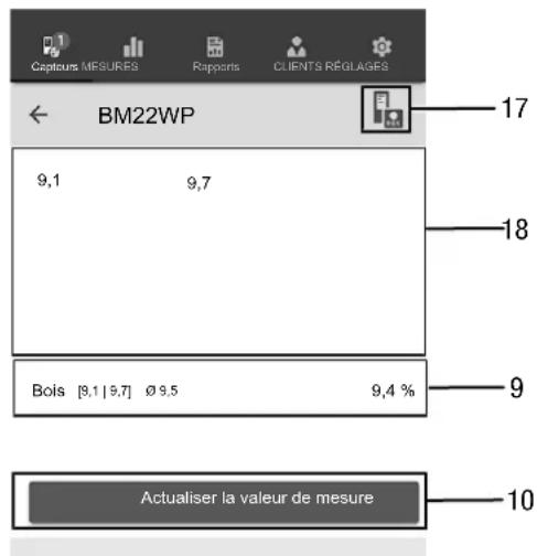 TROTEC BM22WP - Exécution d'une mesure ponctuelle sans photo - 1