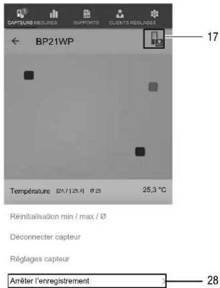 TROTEC BP21WP - Arrêt de l'enregistrement - 1