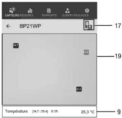 TROTEC BP21WP - Exécution d'une mesure ponctuelle avec photo - 1