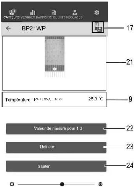 TROTEC BP21WP - Exécution d'une matrice de mesures avec photo - 2
