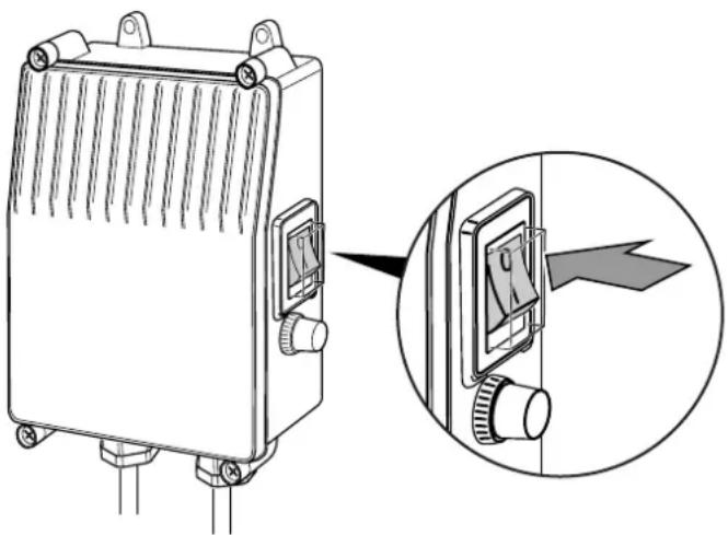TROTEC TDP 7500 E - Arrêt de l'appareil - 1