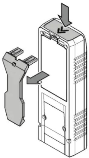 TROTEC BD16 - Utilisation du clip ceinture comme embout. - 1